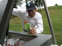 Ice cold beverage carts